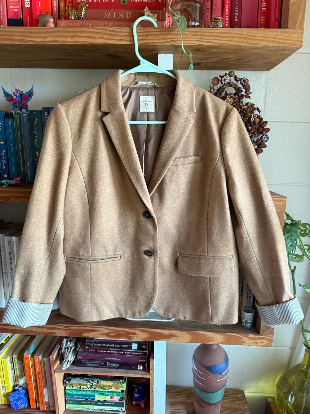 GAP Camel/Tan Single-Breasted Blazer
